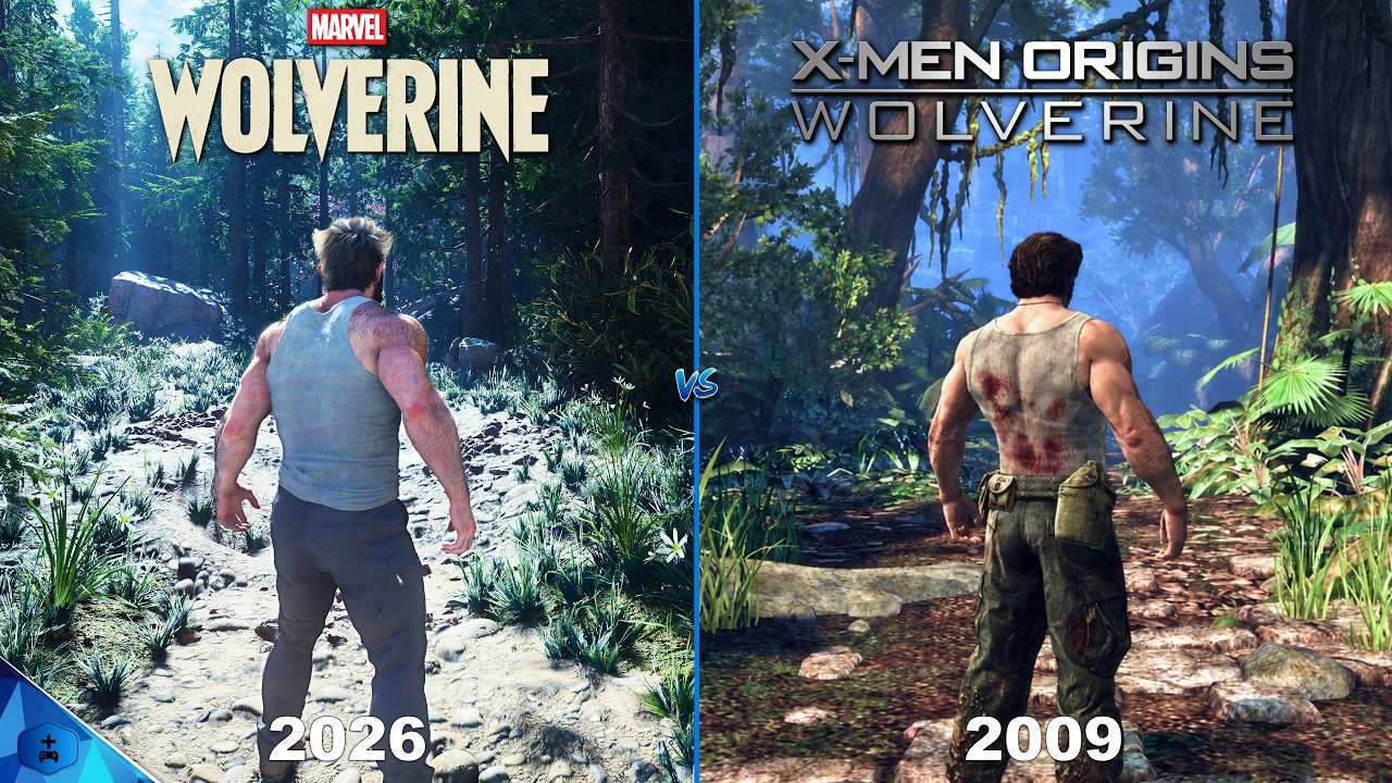 Marvel's Wolverine vs X-Men Origins: Wolverine - Graphics and Details Comparison
