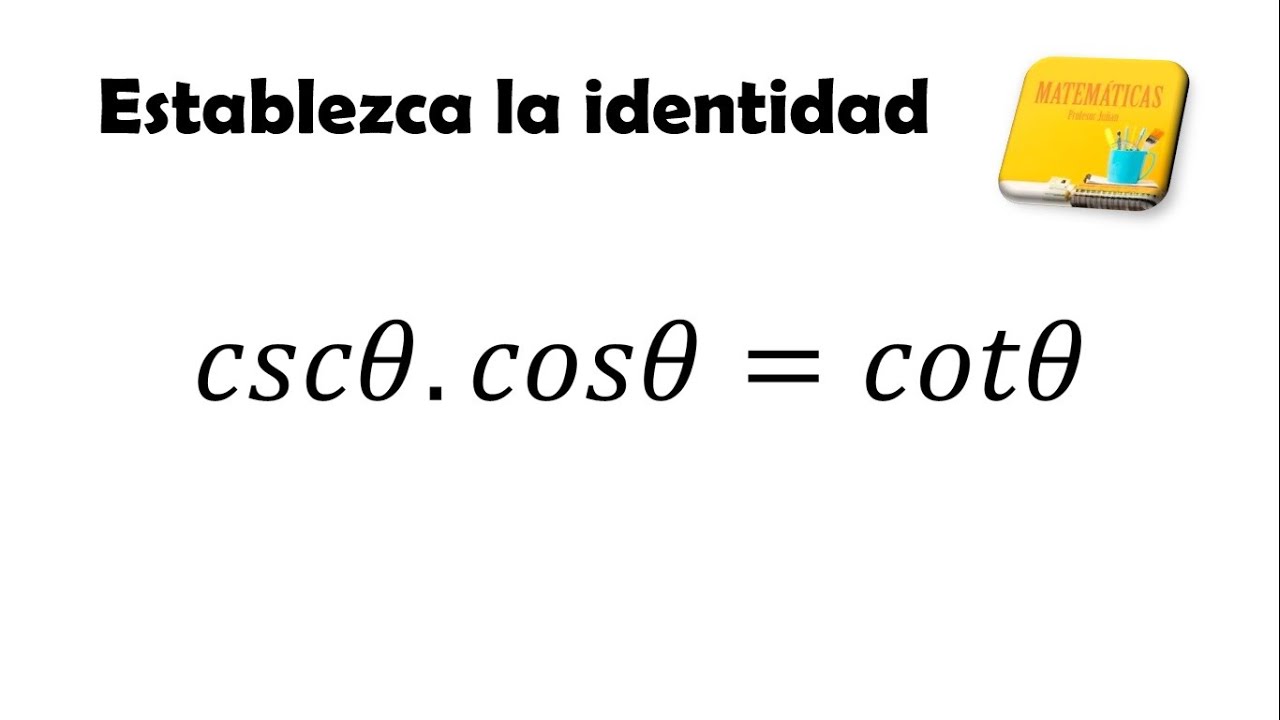 Identidades Trigonométricas (ejemplo 1)