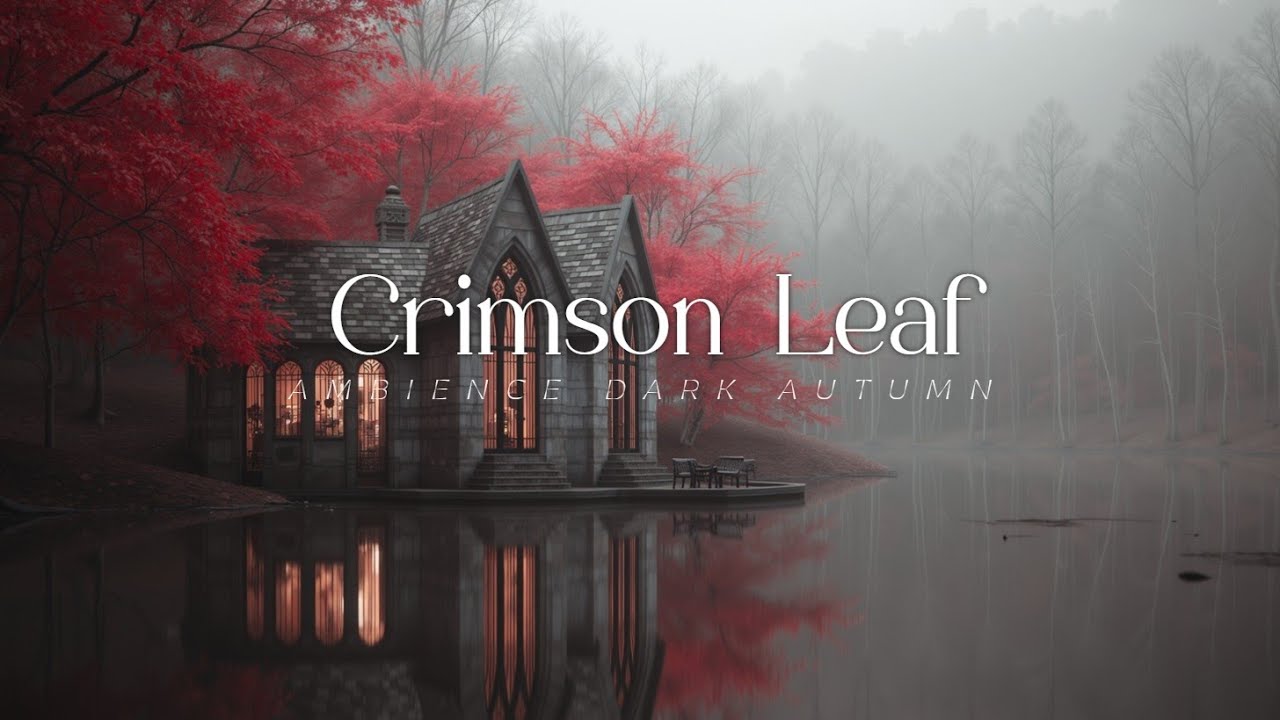 Dark Autumn Gothic Reading Nook Ambience | Cozy Dark Academia Music for Study & Focus