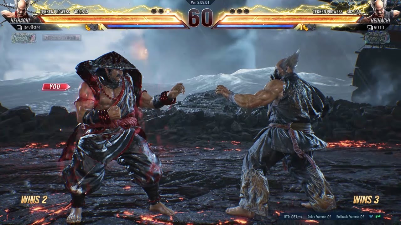 My Wavu Wavu Heihachi Goes Crazy In Mirror Match!
