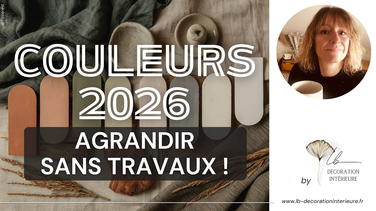 Palettes Couleurs 2026 : Les Meilleurs Choix pour Petits Espaces (Agrandissez Visuellement !)