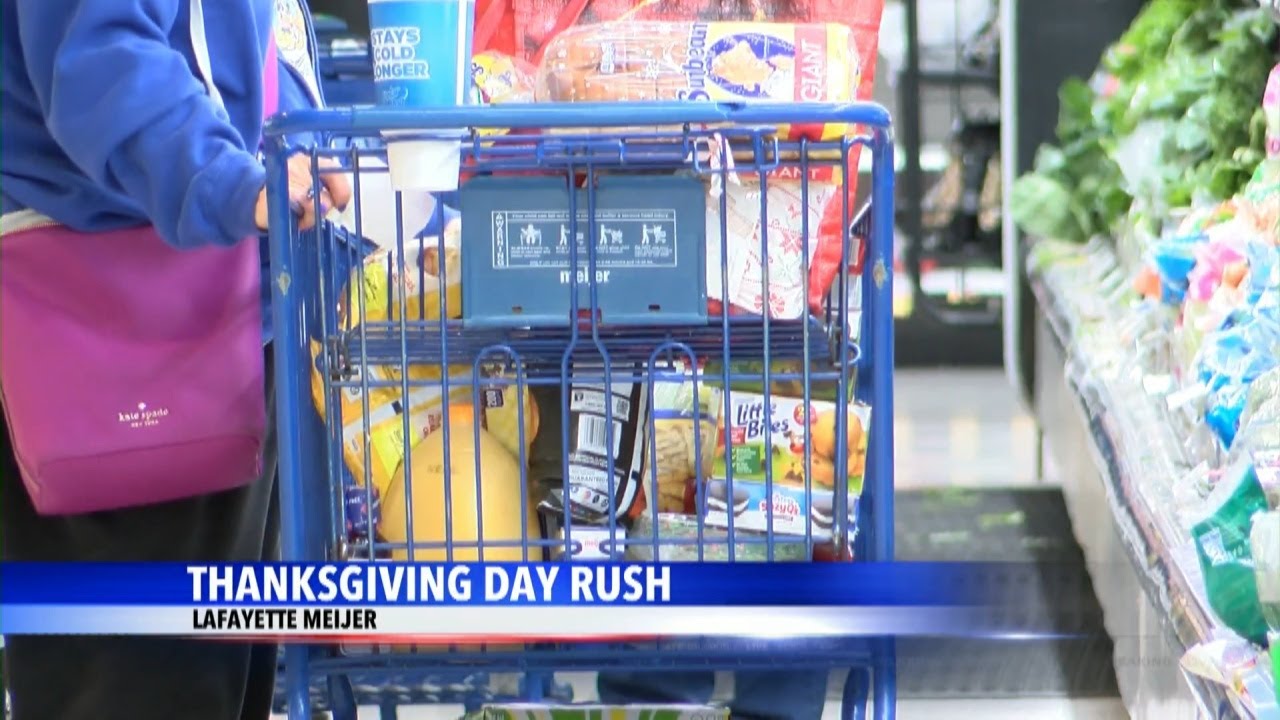 Lafayette Meijer shares about Thanksgiving rush