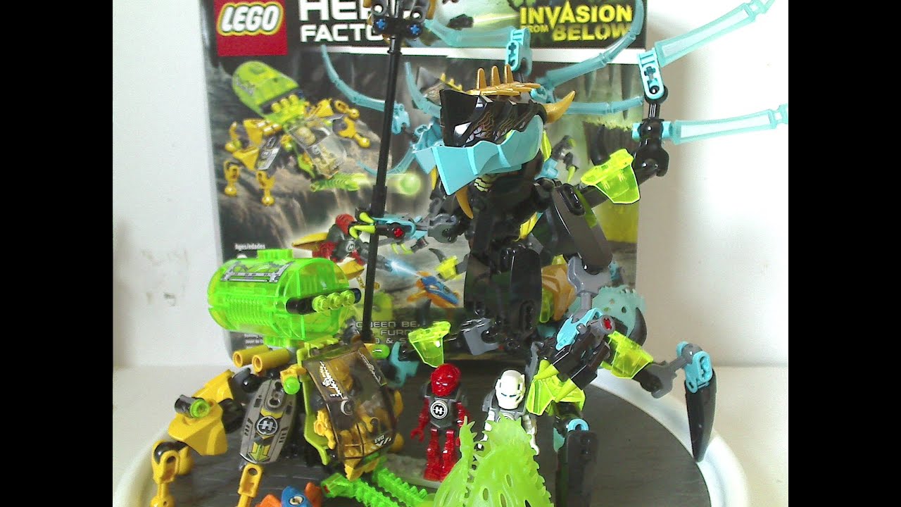 Lego Hero Factory Review: Invasion from Below: Queen Beast vs. Furno, Evo & Stormer 2014