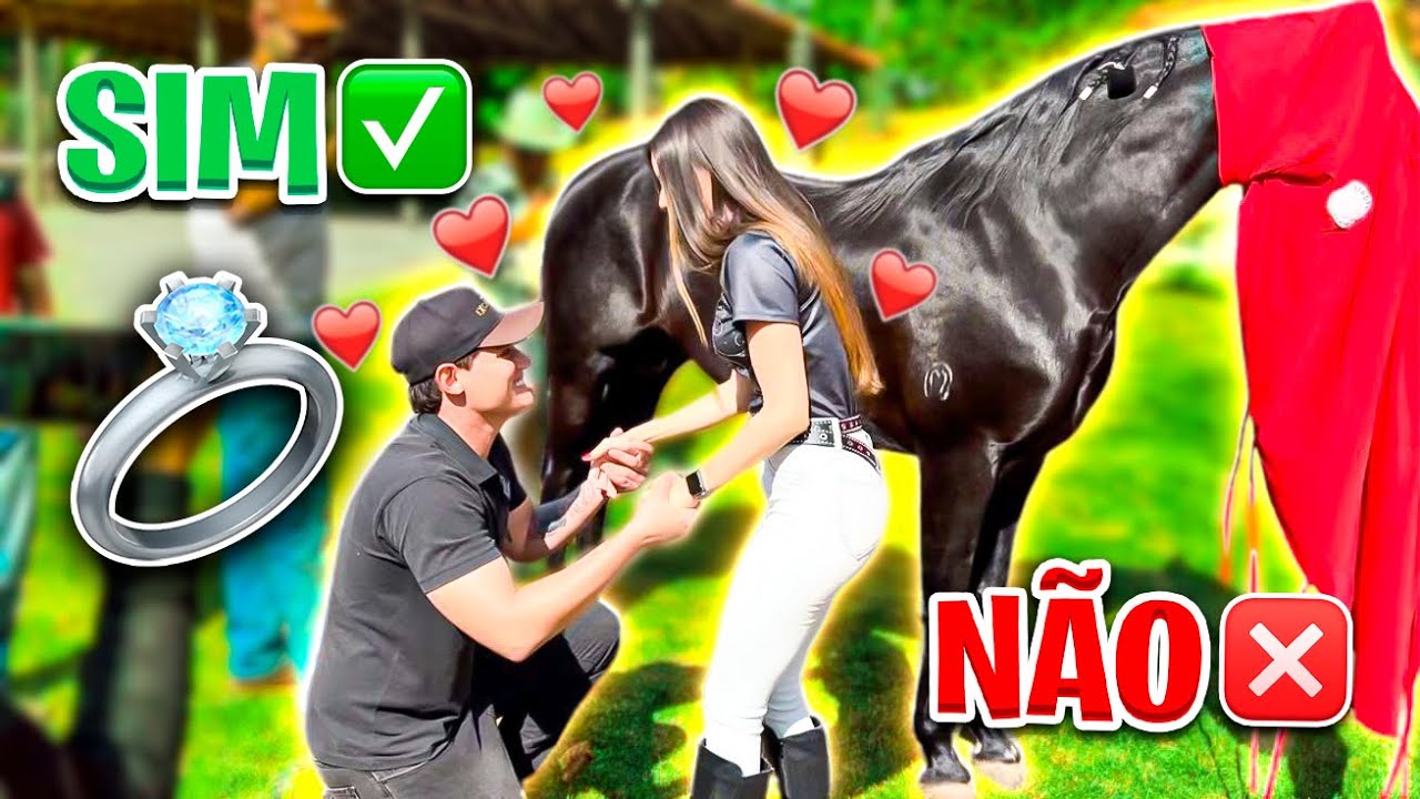 PEDIDO de CASAMENTO na FAZENDA