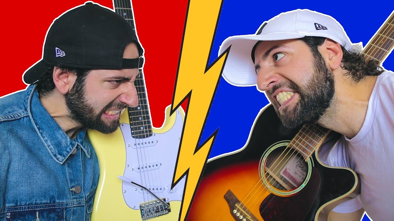 CHITARRA ELETTRICA VS CHITARRA ACUSTICA
