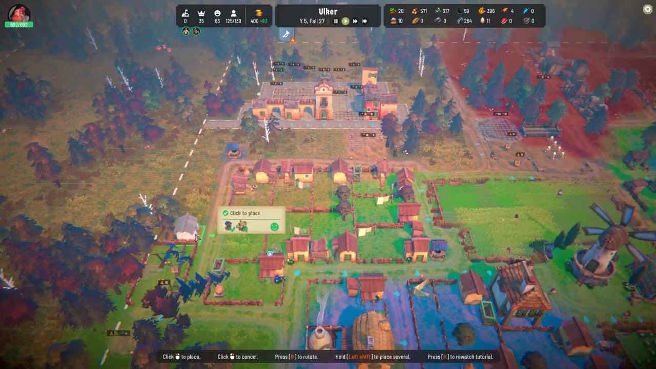 Fabledom Gameplay PC Cozy Fairytale Kingdom Builder Ep 3, No Commentary, Relaxing City Builder Game