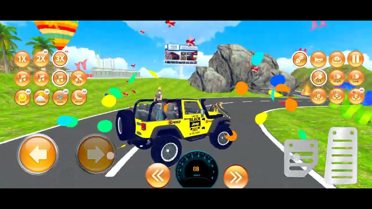 Offroad jeep Driving short Adventure 3D - 4x4 Mountain Uphill Car Stunt - Android Gameplay ♥️💕🚗