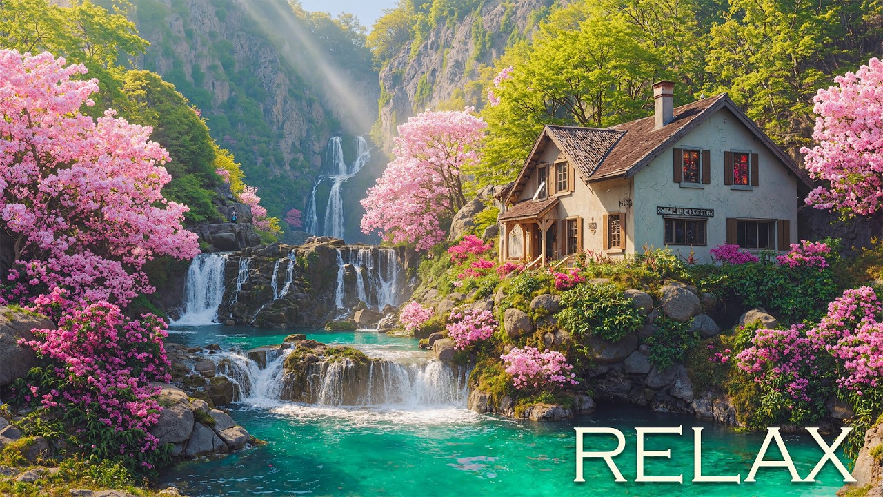Relaxing 4K Music 🌿 Gentle Piano & Nature | Background Music for Inner Peace
