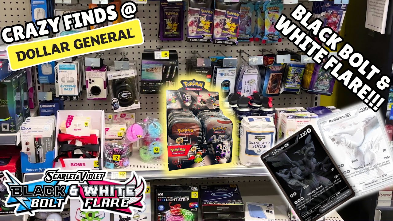 INSANE Dollar General Pokémon Haul! 🔥 Black Bolt & White Flare Found!