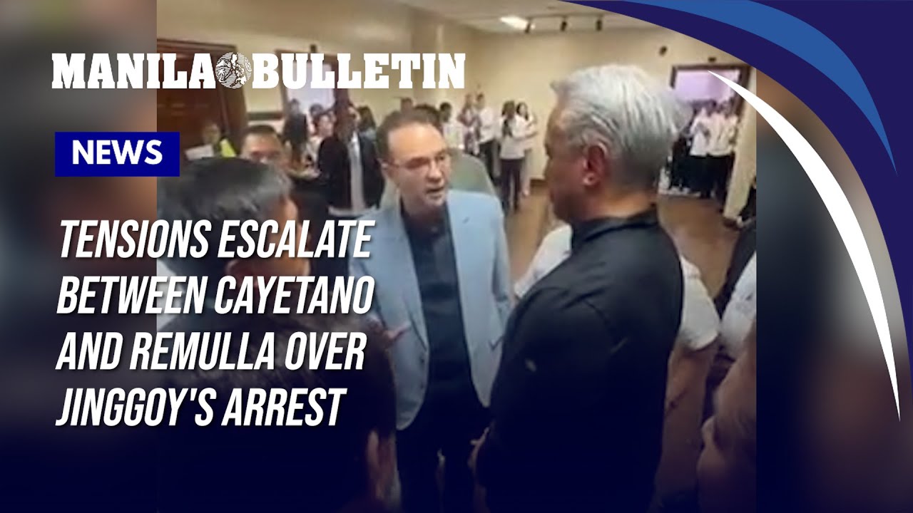 Tensions escalate between Cayetano and Remulla over Jinggoy's arrest