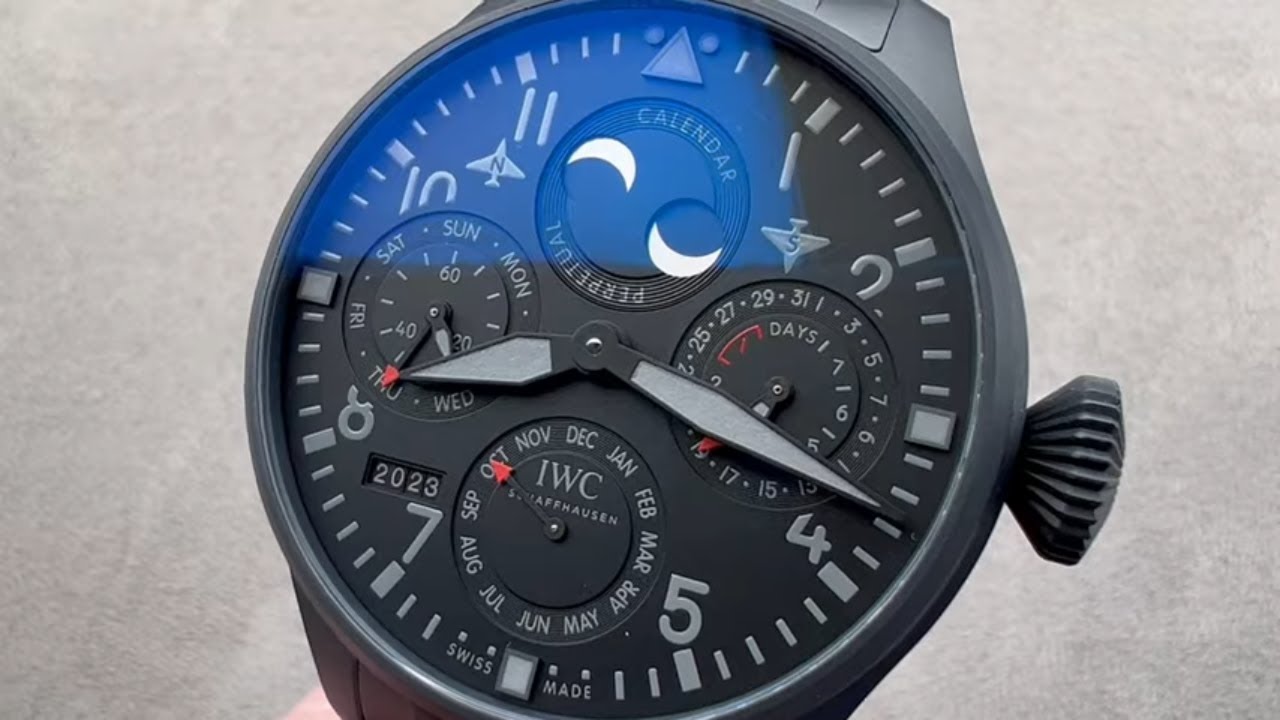 IWC Big Pilot's Perpetual Calendar Top Gun IW5036-04 - Hands-On Review & Feature Overview