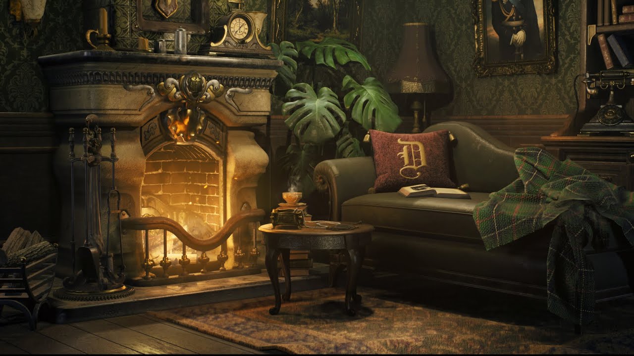 Victorian Parlor - ASMR Ambience 📚🕯