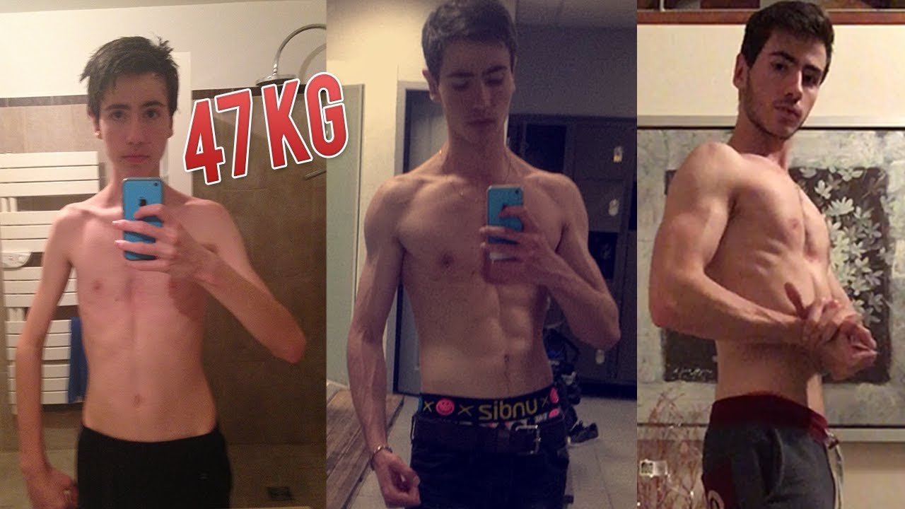 INCREDIBLE TRANSFORMATION MUSCULATION - Skinny to Fit (+ 14kg )