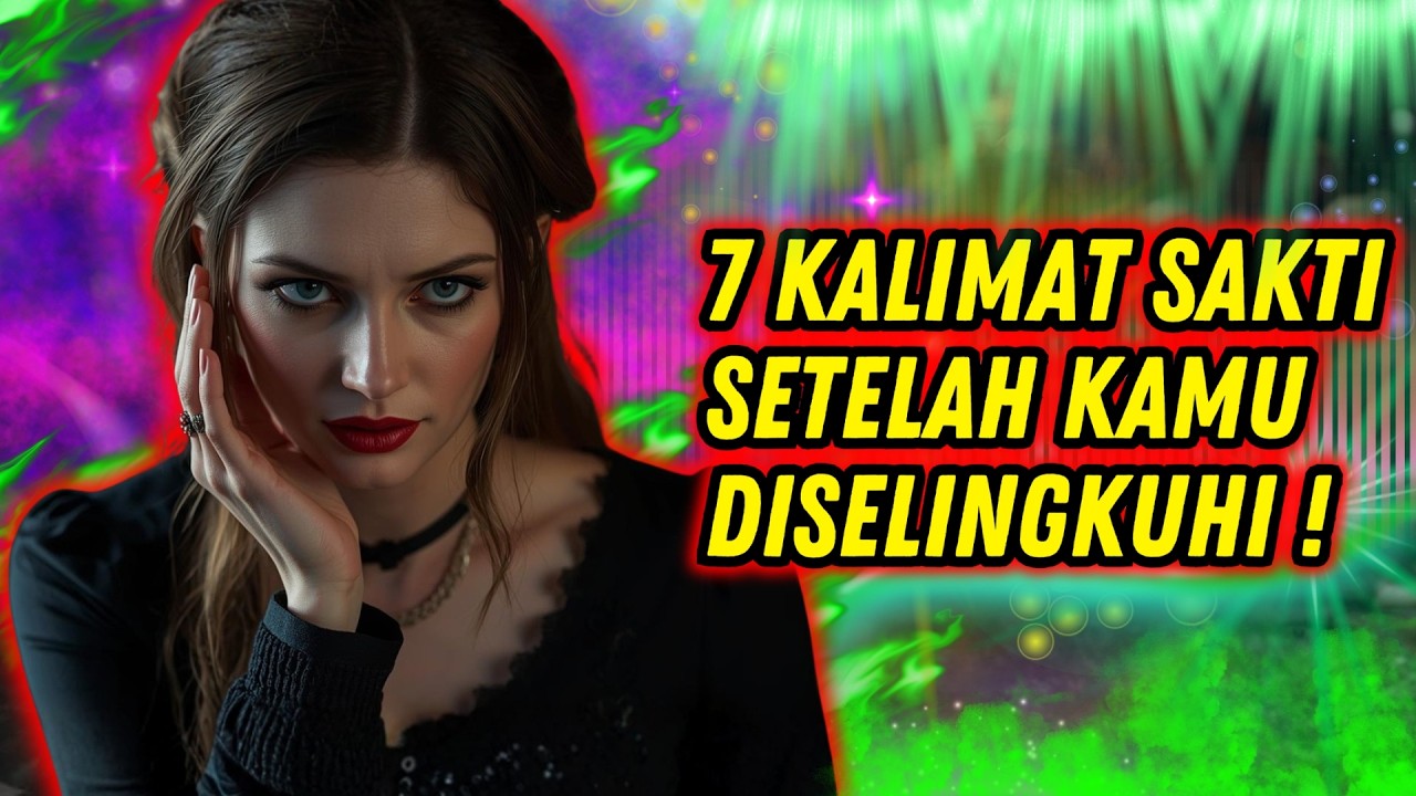 7 KALIMAT SAKTI YANG BISA MEMBUATMU LEBIH KUAT setelah diselingkuhi