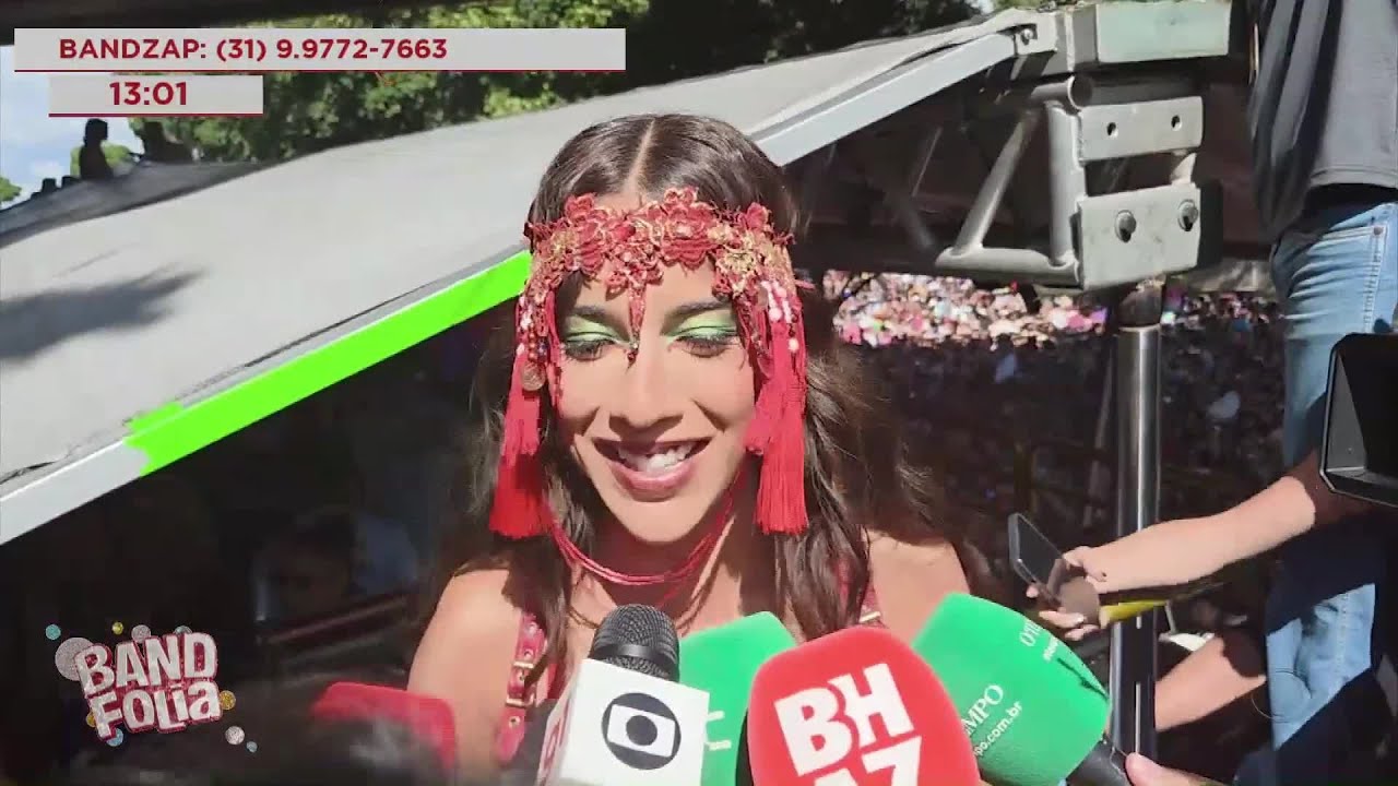 Bloco da Marinada, da Marina Sena agitou o carnaval de domingo em BH