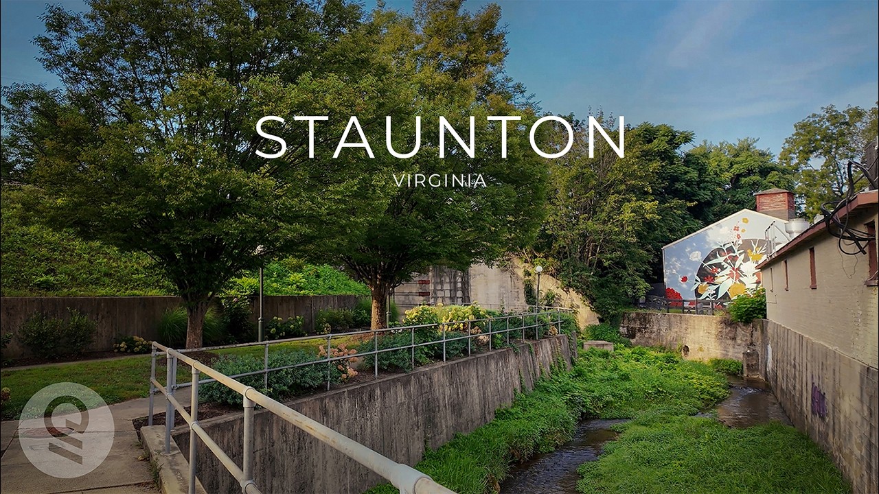 A Morning Walk for Coffee in Staunton | 4k