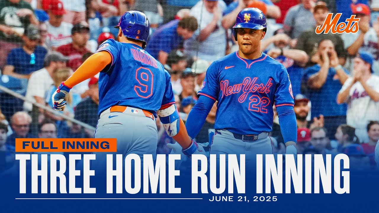 Mets Hit Back-To-Back-To-Back Home Runs | FULL INNING