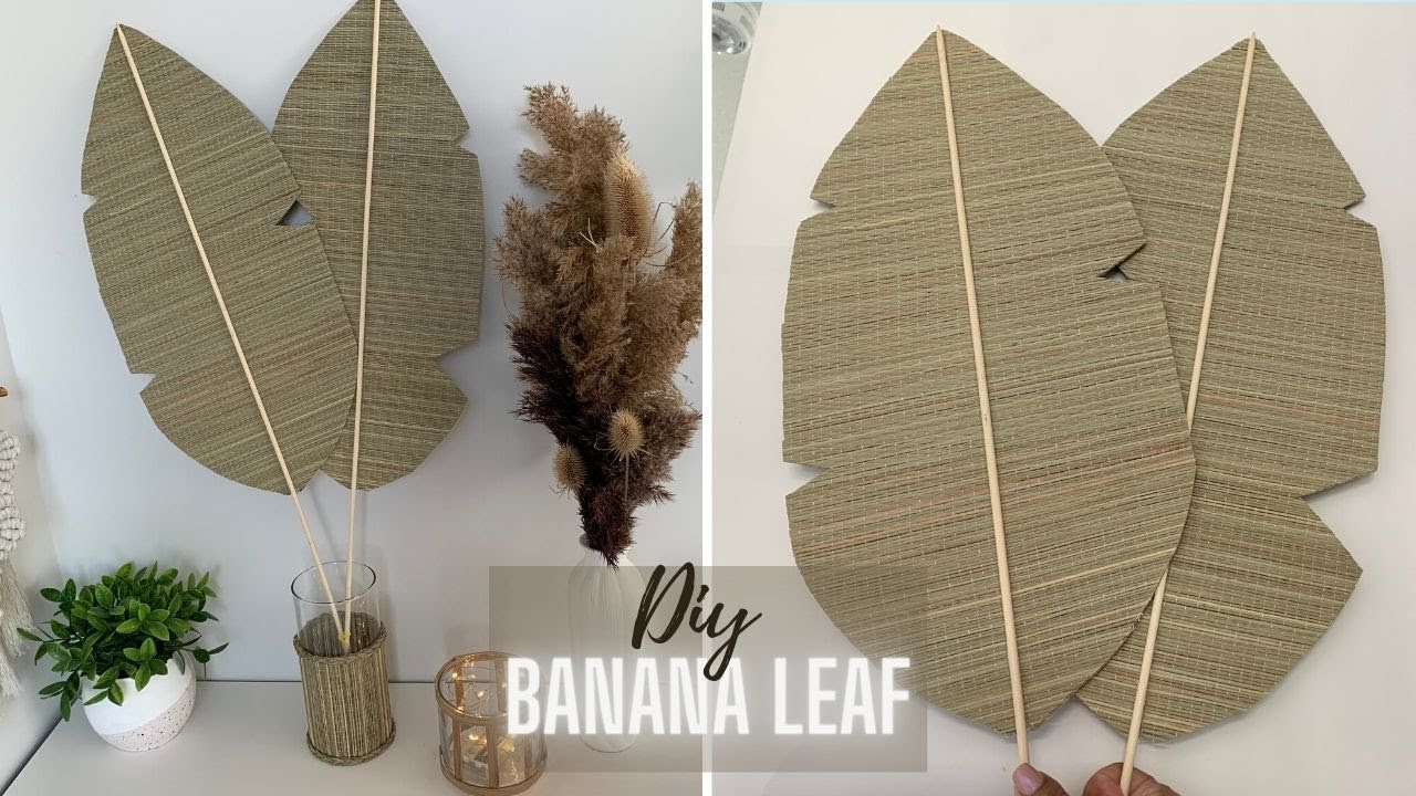 BANANA LEAVES BOHO TROPICAL DECORE / HOJAS BOHO TROPICAL #encasaconpatty
