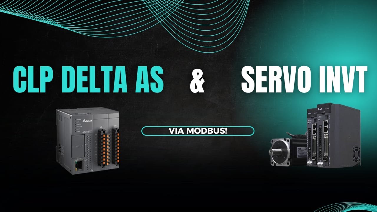 Como fazer comunicação CLP Delta AS com Servo motor INVT via Modbus!