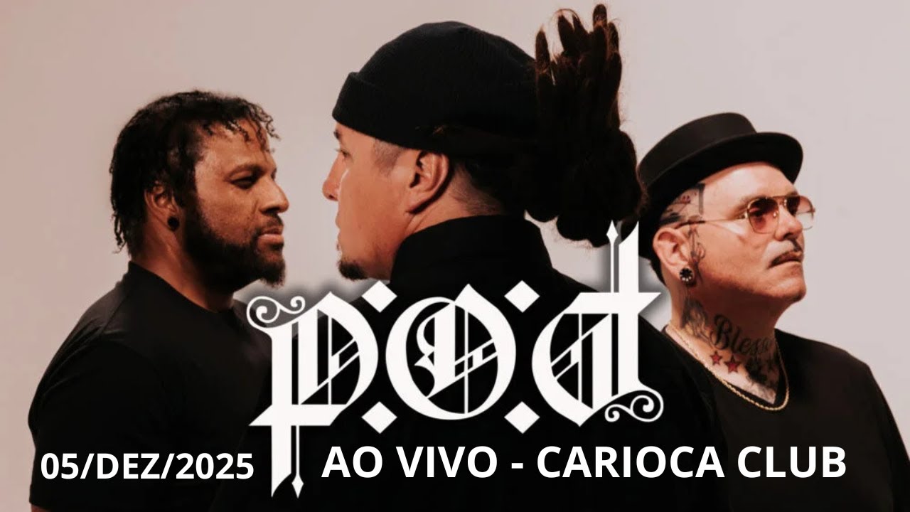 SHOW COMPLETO – P.O.D. AO VIVO NO CARIOCA CLUB (Brasil - São Paulo) 05/12/2025