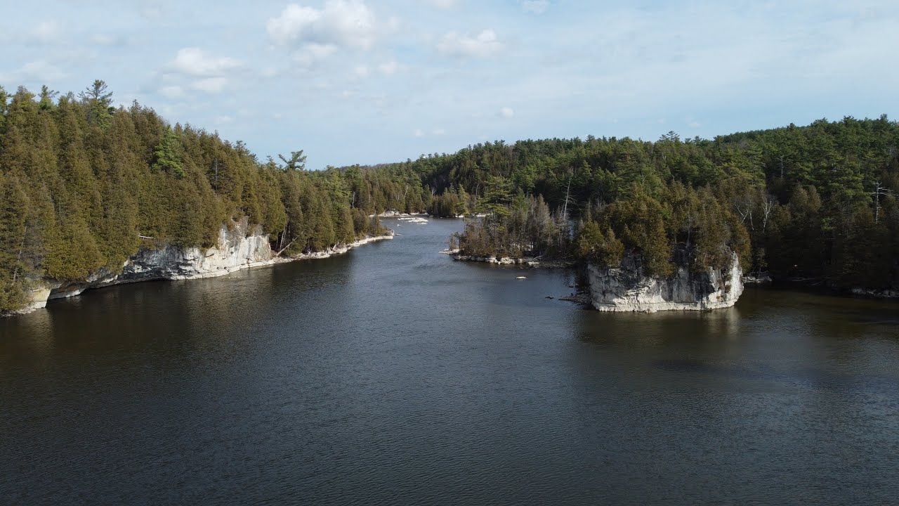 Rockwood Conservation Areas 4K Drone Video, Ontario Canada