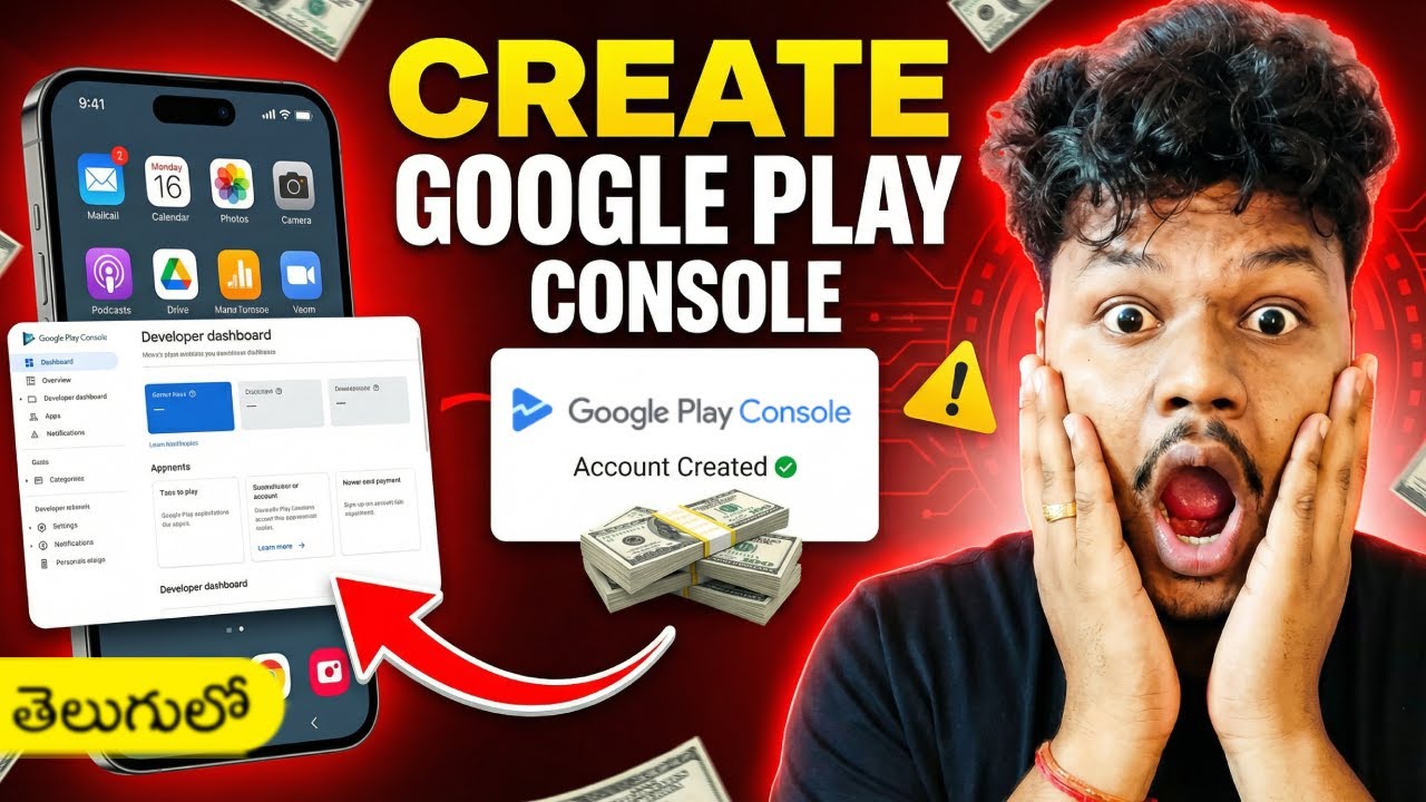 How to Create Google Play Console Account in Telugu 2026