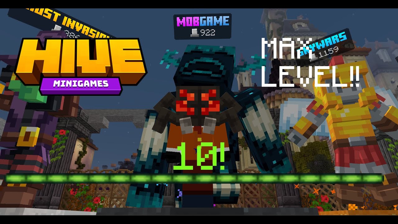 Getting Max Level In Hive Mob Game (Scary)