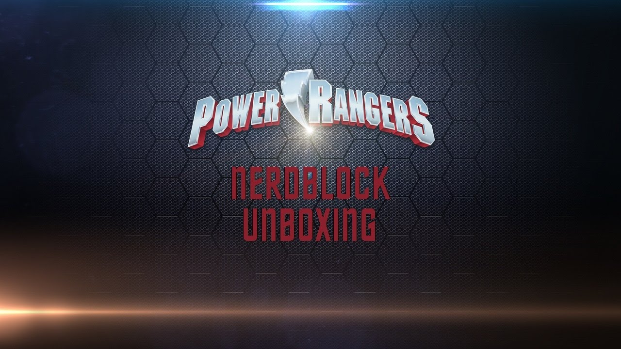 Power Rangers NerdBlock unboxing  -  March 2017