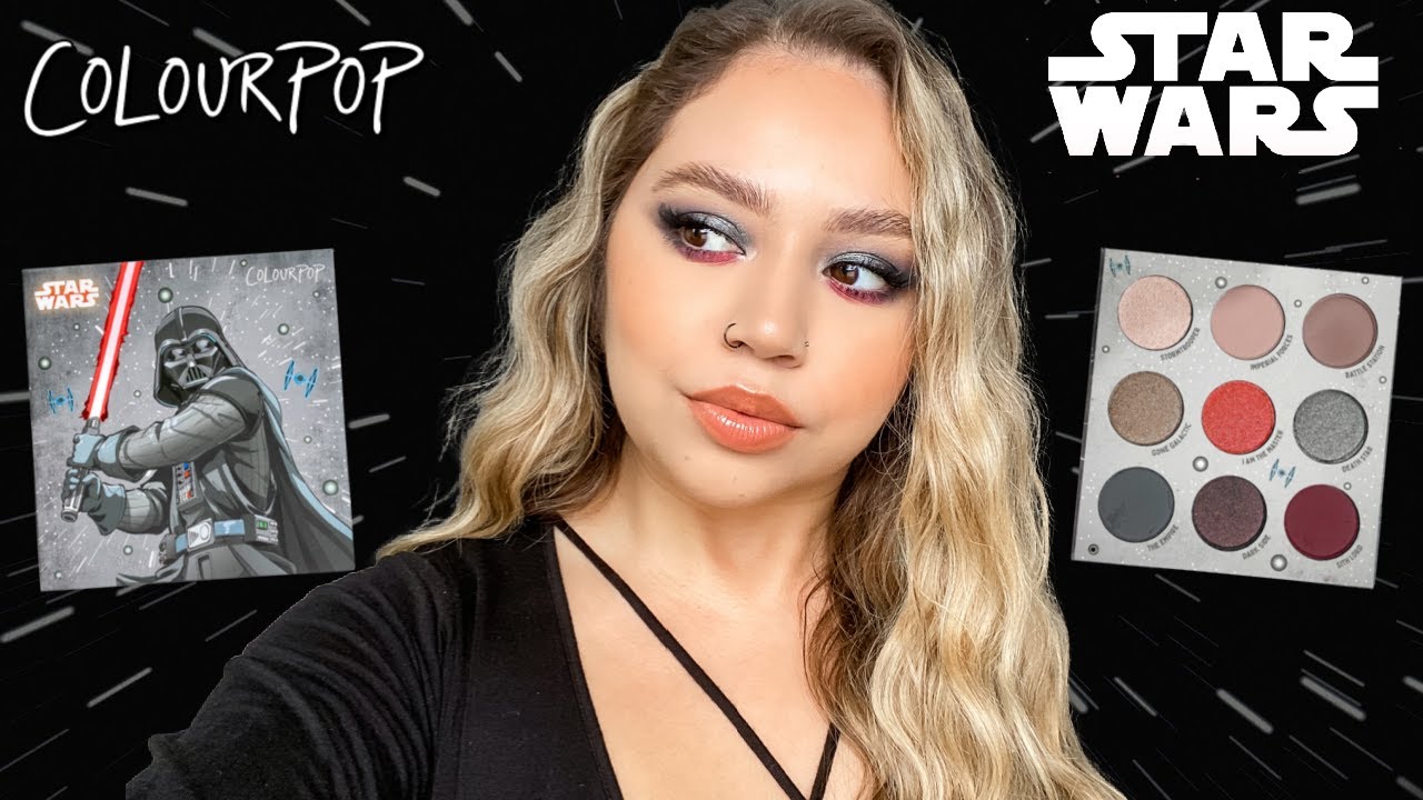 COLOURPOP DARTH VADER PALETTE | SWATCHES, REVIEW + TUTORIAL | Makeupbytreenz