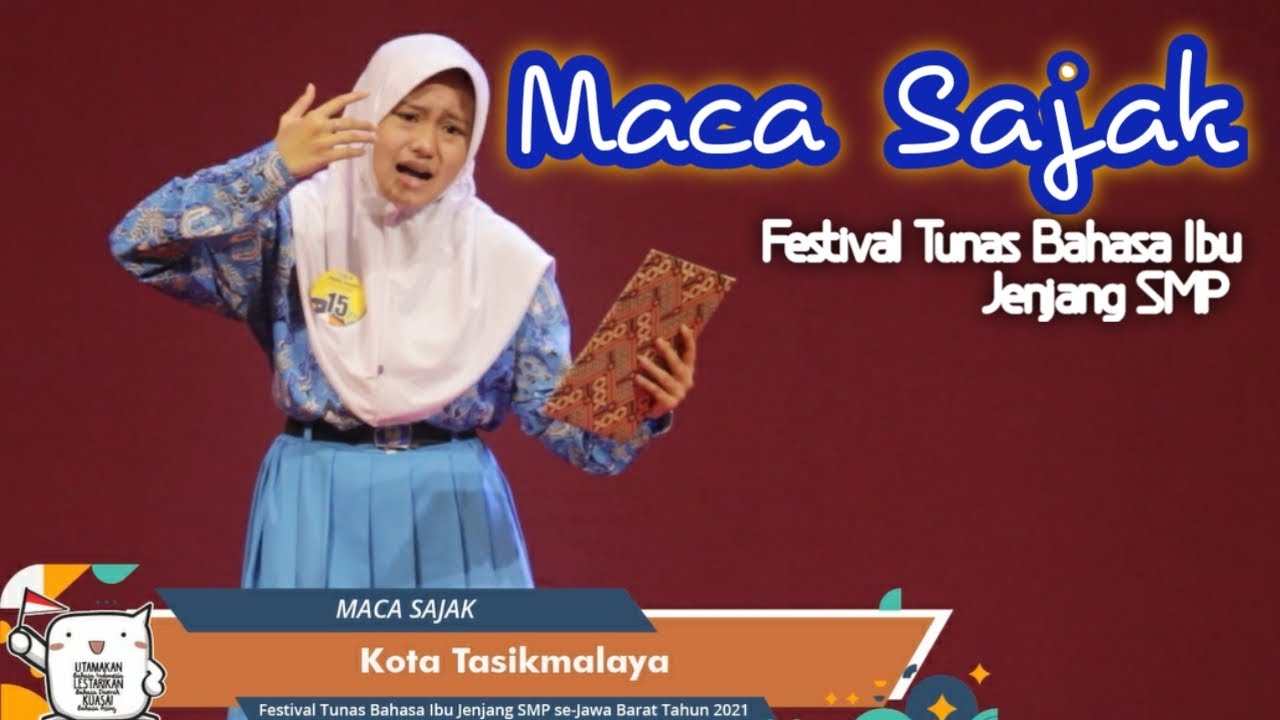 Juara 2 Maca Sajak Putri, Festival Tunas Bahasa Ibu Jenjang SMP 2021