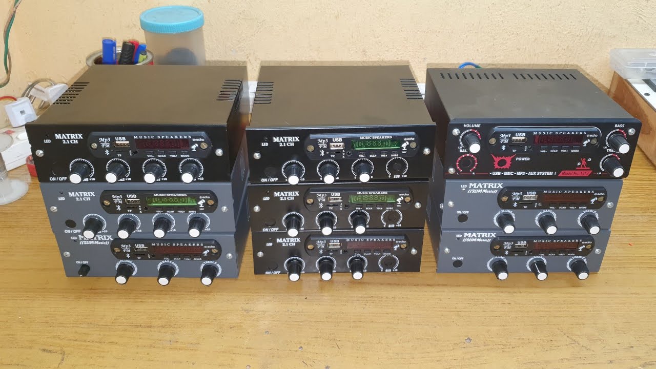 12v DC Stereo & 2.1 Amplifier Wholesale and Retail 1000rs onwards