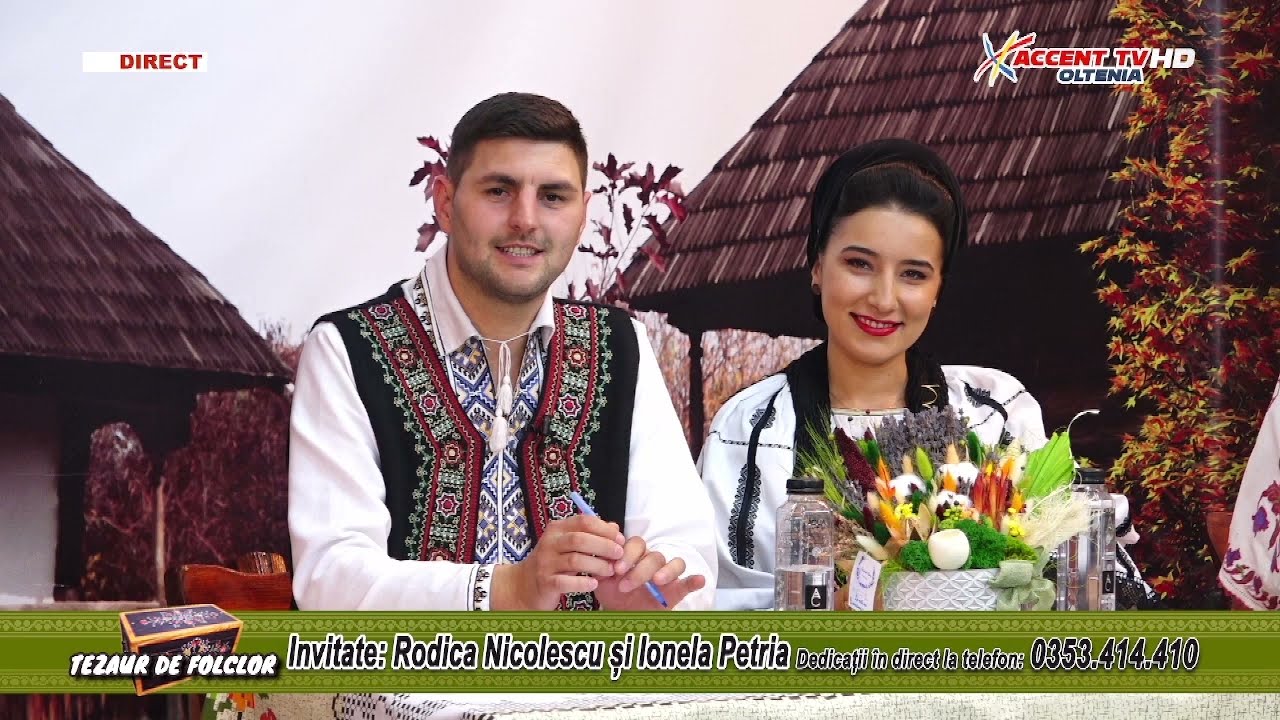 Tezaur de folclor 4 noiembrie 2021 Rodica Nicolescu, Ionela Petria
