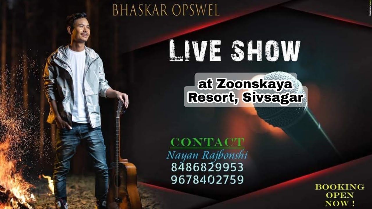 Bhaskar Opswel Live Concert || Zoonskaya 3.0 || Musical Night || Sivsagar