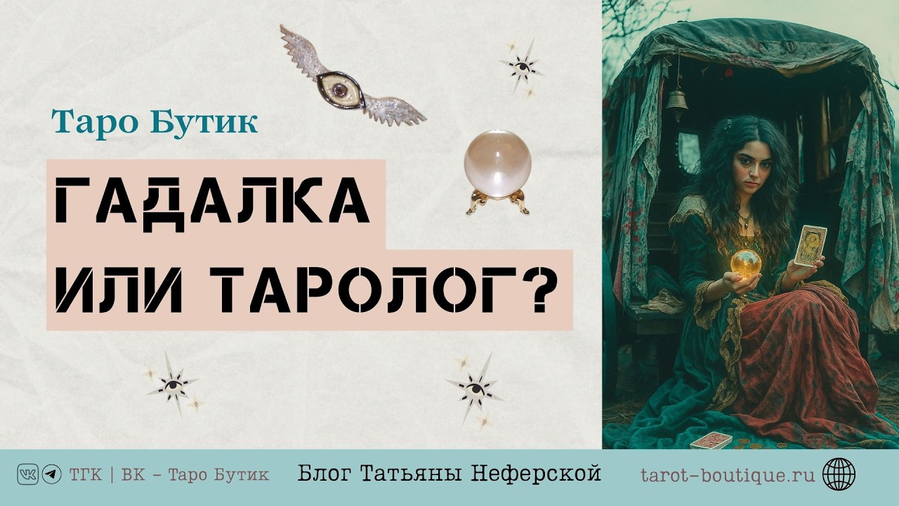 Гадалка или таролог? Урок №5 - Деревенская традиция. Бесплатное обучение Таро с нуля для начинающих