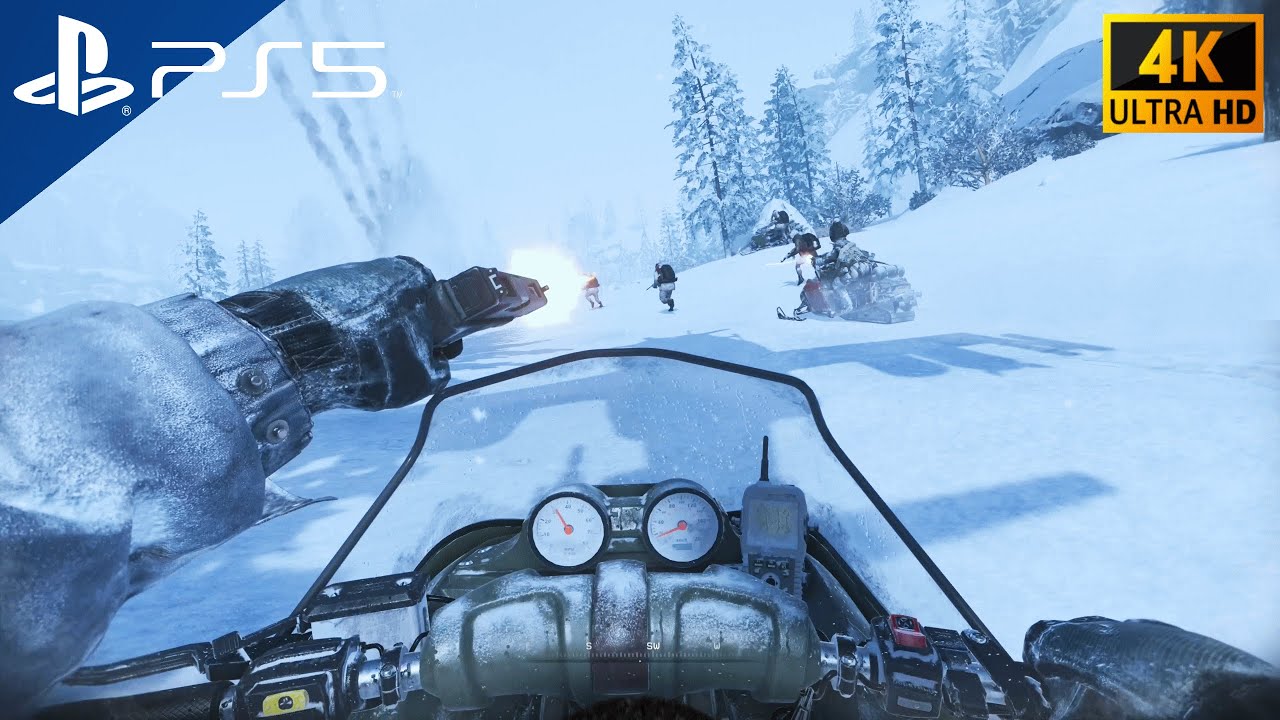 CLIFFHANGER - Realistic Ultra Graphics Gameplay [4K UHD 60FPS] Call of Duty