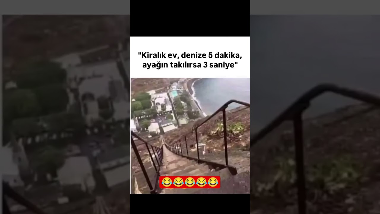 kiralık ev deniz manzaralı mesafe 5 dk😂😂