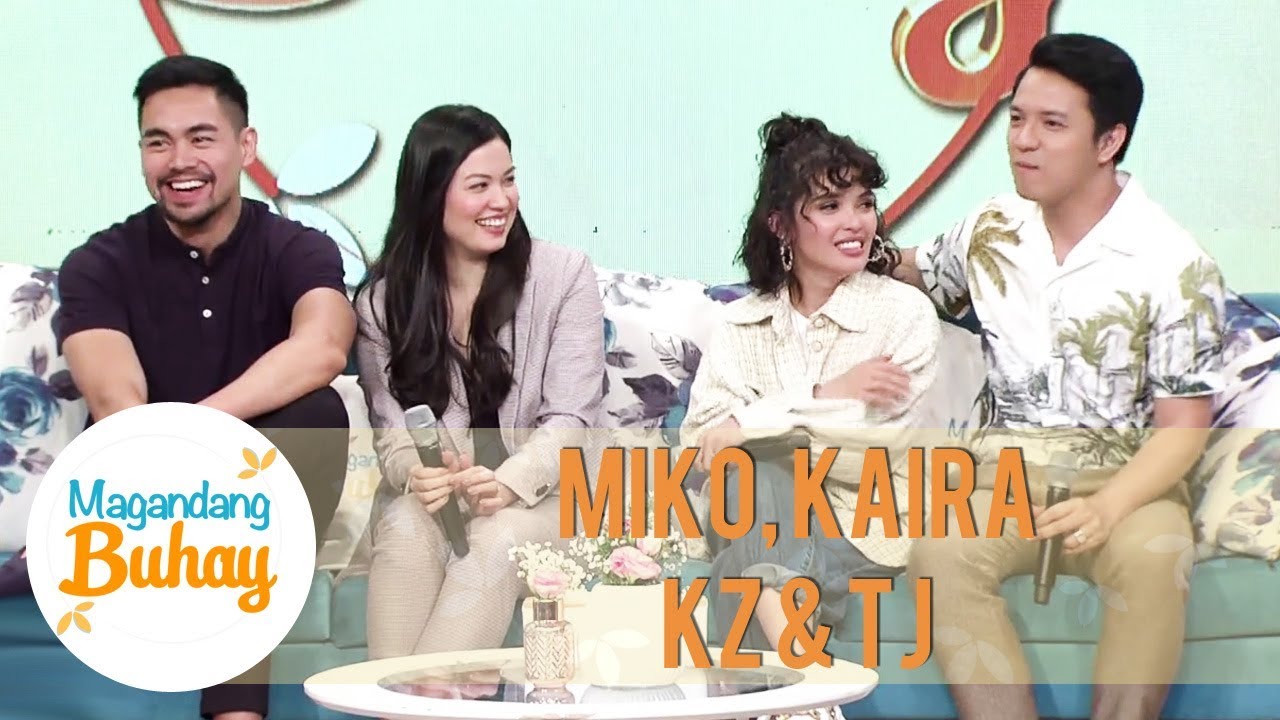 Miko, Kaira, KZ and TJ on their respective project me | Magandang Buhay