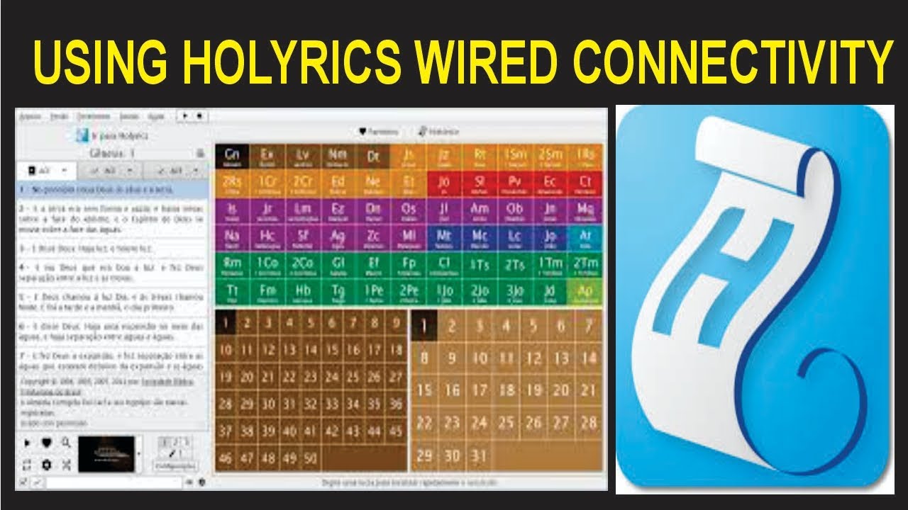 How to link Holyrics and vMix using wire connectivity for Live streaming