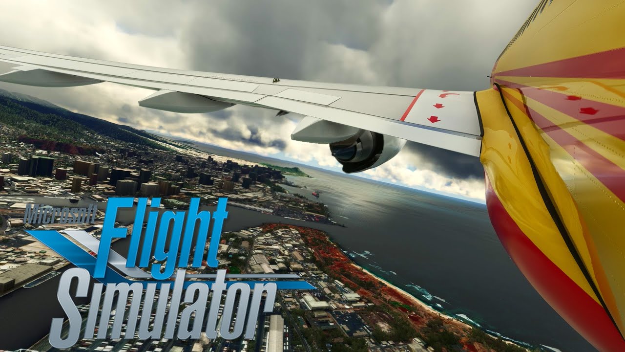 Honolulu (HNL) to Kahului Maui (OGG) Full Flight with DHL A320NEO - Microsoft Flight Simulator 4K
