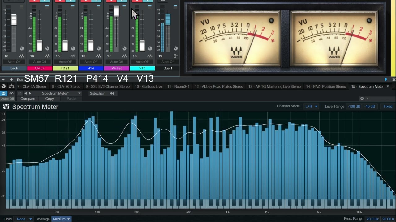 [Vanguard Audio Labs] V13 Tube & V4 FET 체험 마이크별 비교