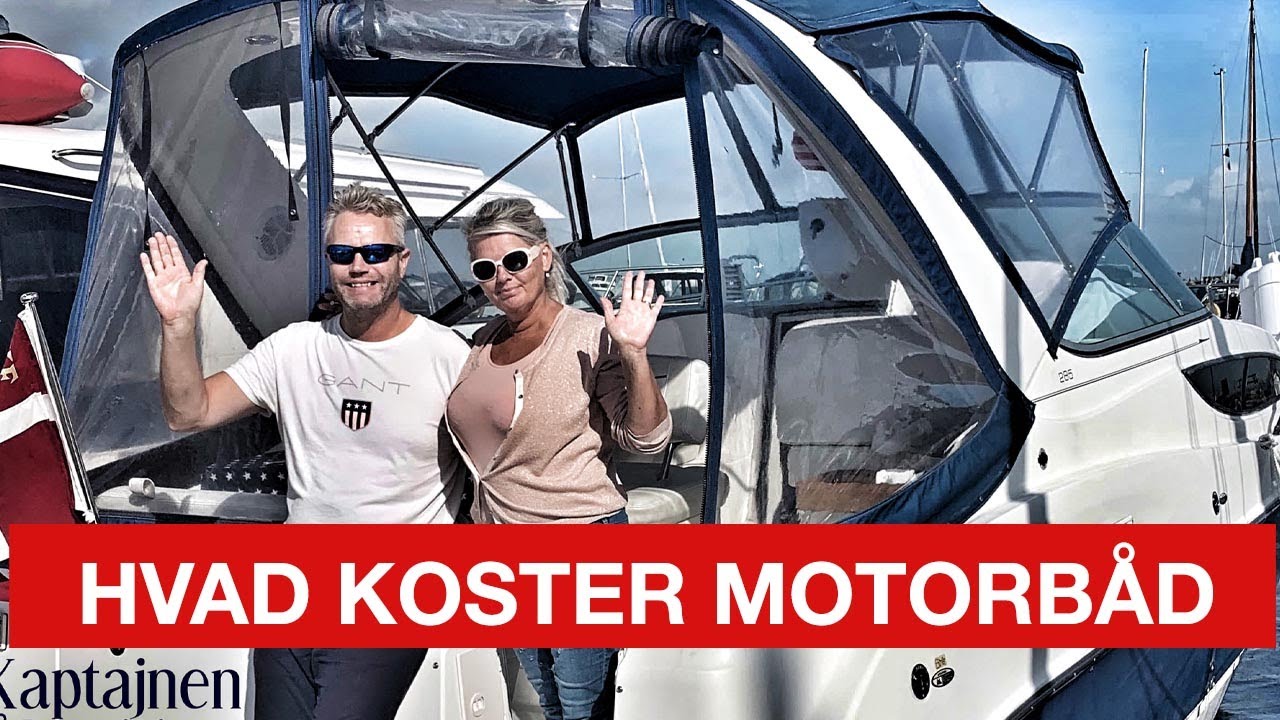 SÅ meget koster det at have MOTORBÅD