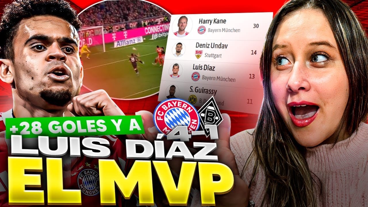 💣🔥LUCHO DÍAZ MVP EN EL BAYERN, GOL Y ASISTENCIA 🇦🇷Ari Isasi dictamina:”BALÓN DE ORO”🇨🇴, “EL MEJOR”.