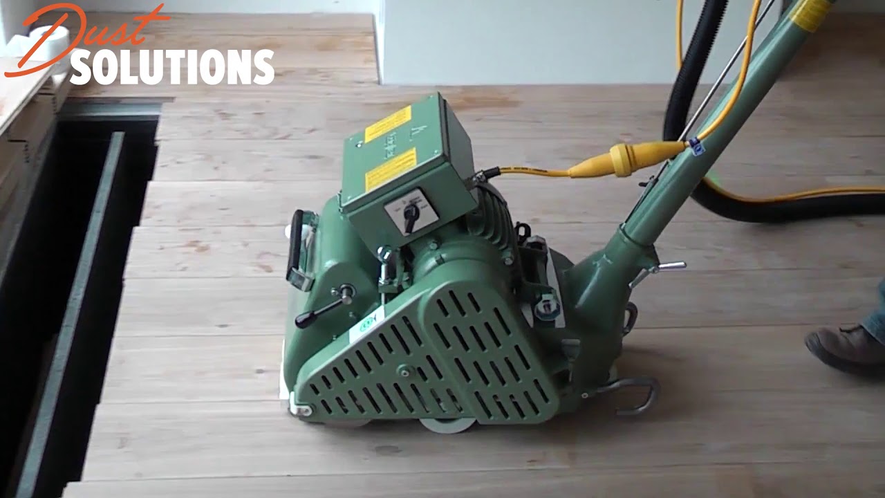 Lecol Lägler Hummel stofvrij schuren parket dust free sanding  werken TNO prestatietoets
