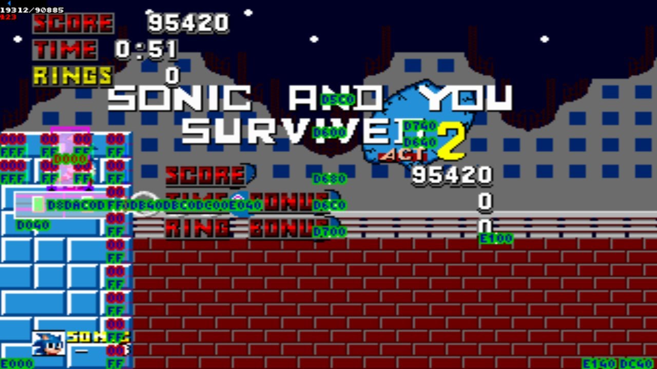 [TAS] Kaizo Sonic the Hedgehog in 25:14 - CamHack + Solidity Display