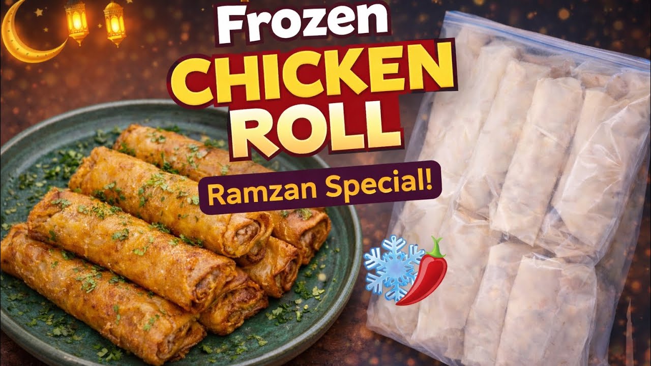 Ramazan Series Ep 3 Stop Buying Frozen Chicken Roll l Make This Crispy Chicken Roll Instead l 