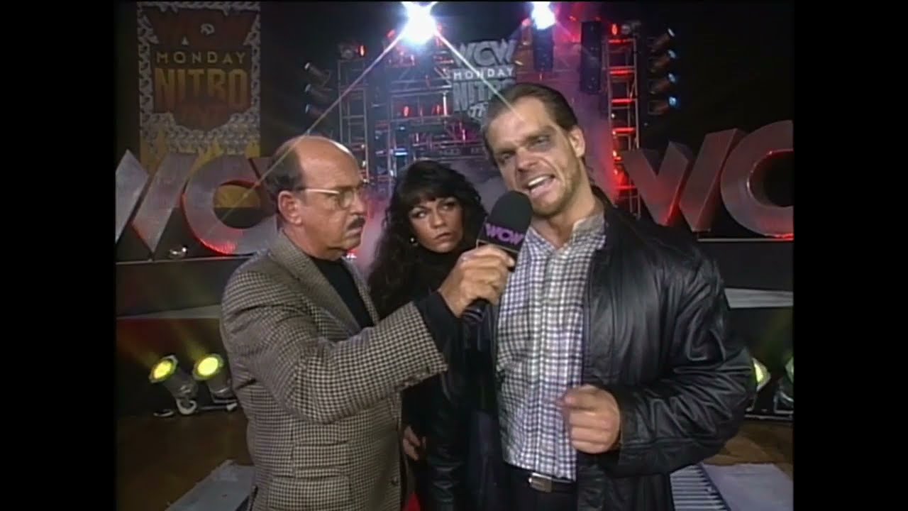 Chris Benoit calls out Kevin Sullivan. Woman tells Sullivan 