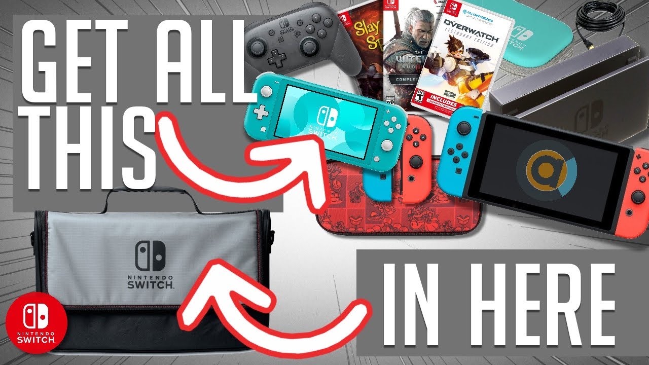 Travel with Nintendo Switch and Switch Lite accessories safely. Messenger bag and case overview.