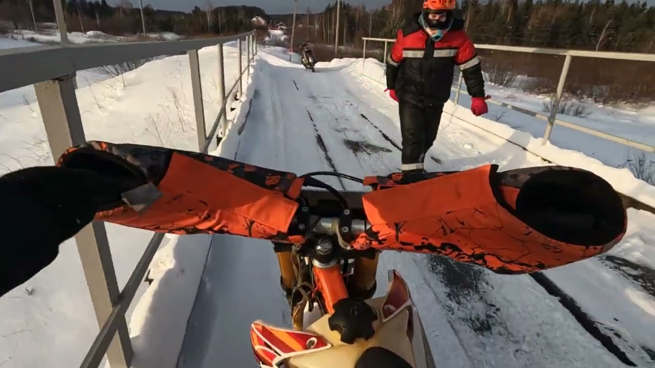 Мотобудни. Упал после станта!