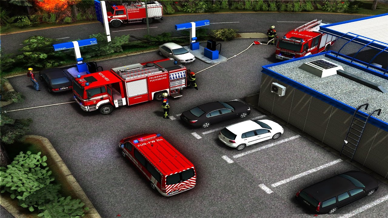 Tankstelle durch Waldbrand in Gefahr! - Fuchsburg Modifikation | Emergency 4