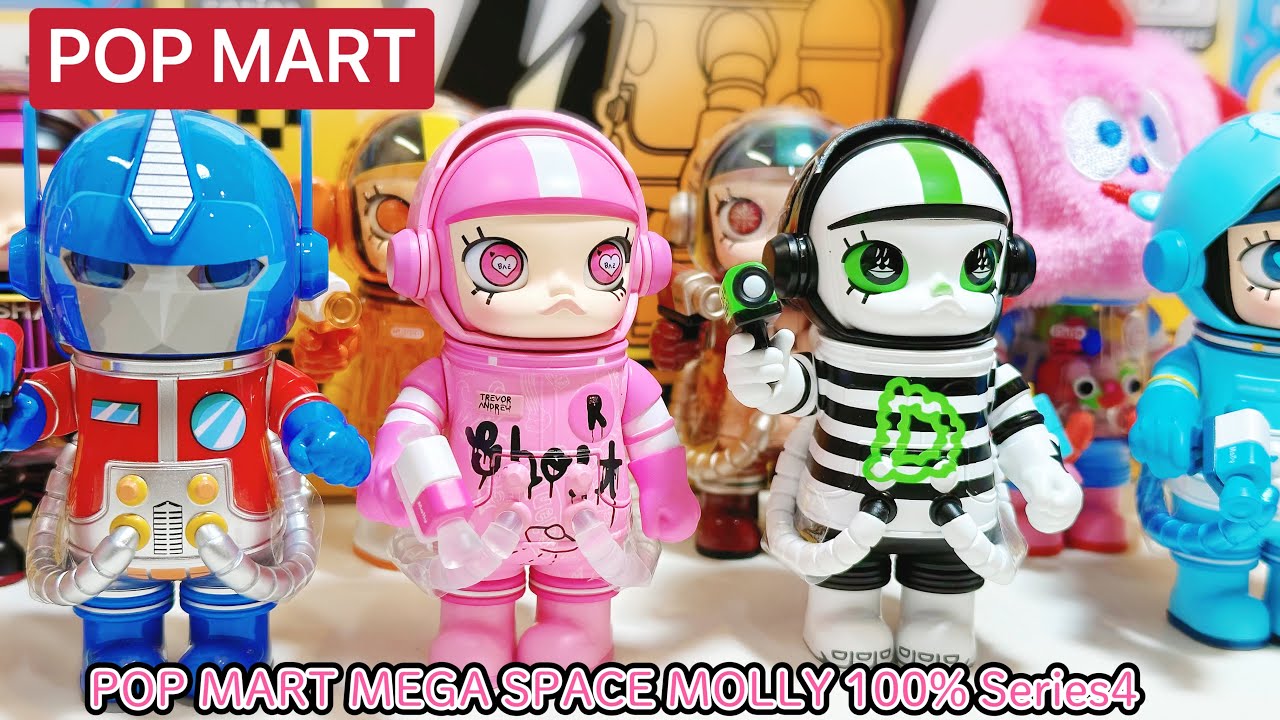 POP MART MEGA SPACE MOLLY 100% Series4 blind box opening